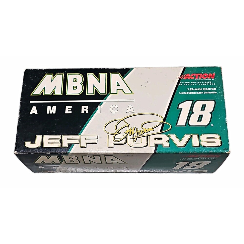 Action ARC NASCAR 1:24 Jeff Purvis #18 MBNA 2001 Pontiac Grand Prix Diecast